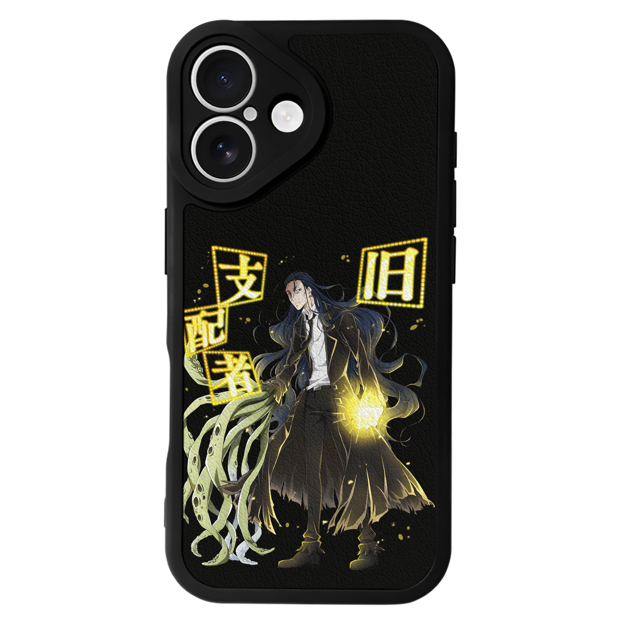（画像用） 文豪ストレイドッグス Bungo Stray Dogs 【iPhone 16シリーズ対応】シリコンスマホケース（レザー調） 材質：シリコン